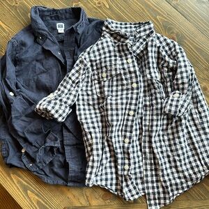 Boys long sleeve button down
